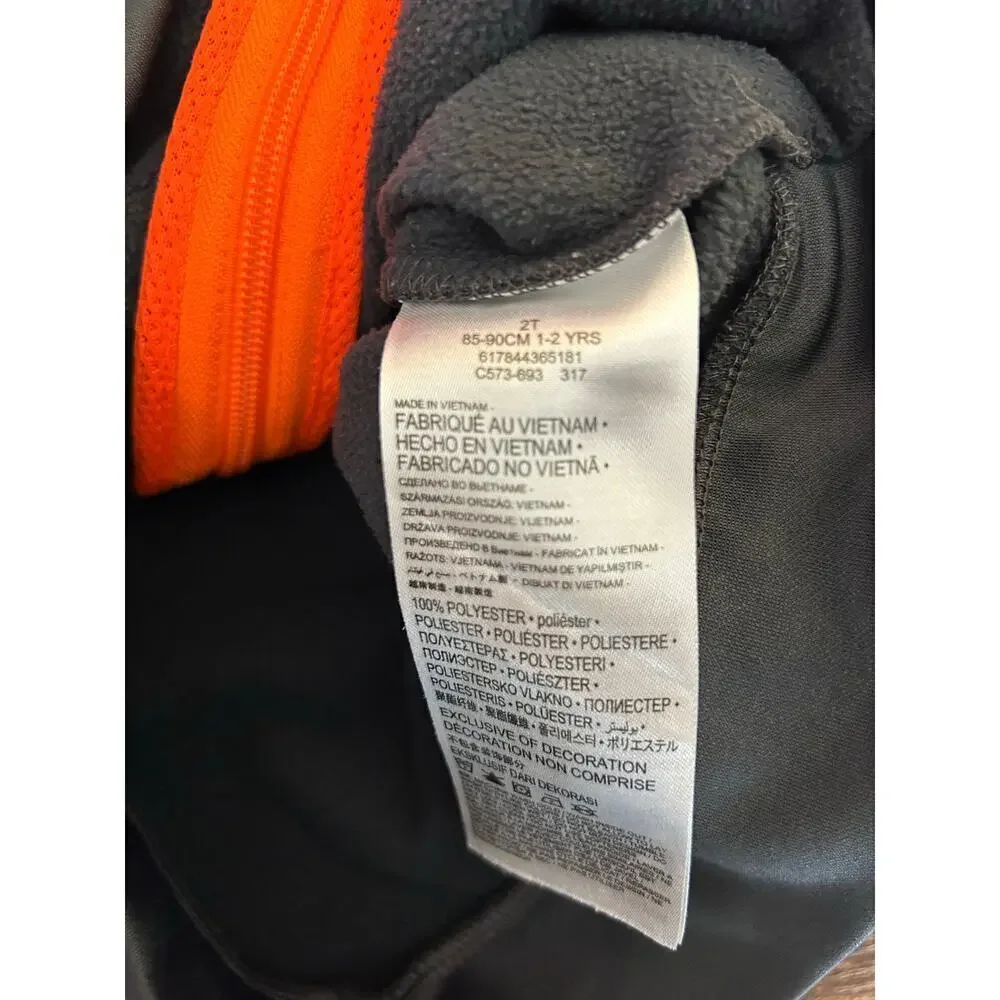 NIKE Boy’s Therma Fleece Dri-fit Full Zip Hooded Jacket / Size: 2T